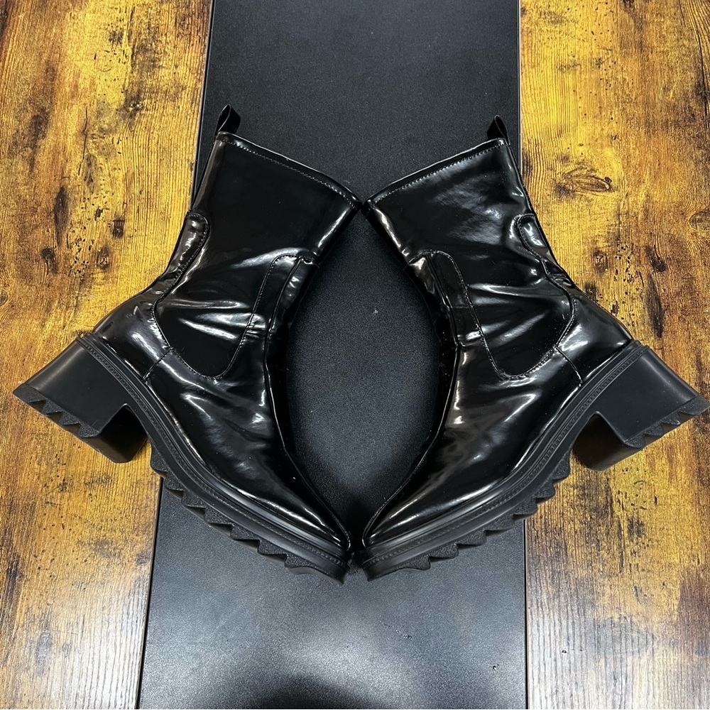 Black Rain Boot Heel ON-D61